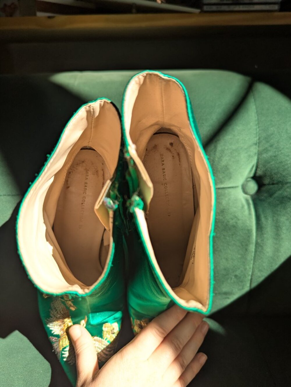 Emerald heel boots - Picture 6 of 7